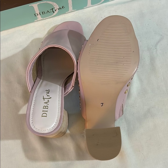Women's Pink Slide Sandals by DIBA.true - Picture 4 of 6